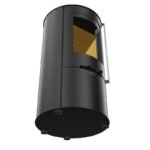 Poêle à bois rond raccordable BRONPI Dover 9.4 kW