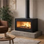 Poêle à bois ventilé pose libre BRONPI Bimba 70 12 kW