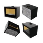 Poêle à bois ventilé pose libre BRONPI Bimba 70 12 kW – Image 5