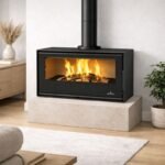 Poêle à bois ventilé pose libre BRONPI Bimba 90 15 kW