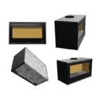 Poêle à bois ventilé suspendu BRONPI Bimba 90 15 kW – Image 4