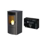 Poêle à granulés canalisable silencieux BRONPI Abril Extra 11 kW – Image 3