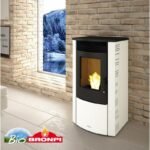 Poêle à granulés canalisable silencieux BRONPI Abril Extra 11 kW – Image 5