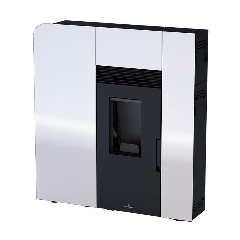 Poêle à granulés extra-plat option canalisable BRONPI Cleo 11 kW