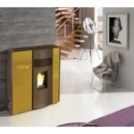 Poêle à granulés extra-plat option canalisable BRONPI Olivia 11 kW – Image 2