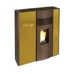 Poêle à granulés extra-plat option canalisable BRONPI Olivia 11 kW