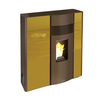 Poêle à granulés extra-plat option canalisable BRONPI Olivia 11 kW