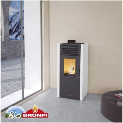Poêle à granulés option canalisable BRONPI Adel 13 kW