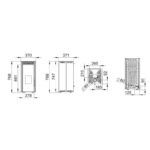 Poêle à granules sans électricité convection naturelle - BRONPI Free 6 kW – Image 8