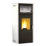 Poêle à granulés silencieux avec four BRONPI Noa Horno 11 kW – Image 5