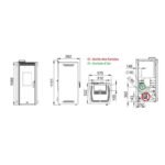 Poêle à granulés BRONPI Noa 12 kW – Image 5