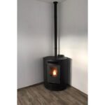 Poêle à granulés d'angle BRONPI Nina 9 kW – Image 6