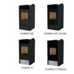 Poêle mixte hybride ventilé bois granules BRONPI Hybrid 10 kW – Image 3