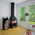 Cheminée à bois 3 faces BRONPI Huesca 10 kW