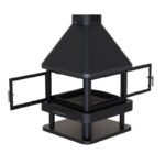 Cheminée à bois centrale 4 faces BRONPI Huelva 15 kW – Image 14