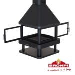 Cheminé à bois 4 faces BRONPI Huelva 16 kW – Image 3