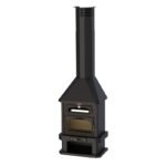 Cheminée à bois avec four BRONPI Ebro 15 KW – Image 2