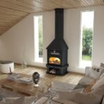 Cheminée à bois avec four BRONPI Ebro 15 KW