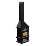 Cheminée à bois avec four BRONPI Ebro 15 KW – Image 3