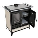 Cuisinière à bois en céramique THERMOROSSI Melissa Evo Maiolica 7.8 kW – Image 4