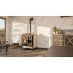 Cuisinière à bois en céramique THERMOROSSI Melissa Evo Maiolica 7.8 kW – Image 6