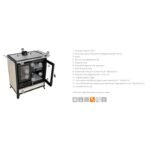 Cuisinière à bois en céramique THERMOROSSI Melissa Evo Maiolica 7.8 kW – Image 8