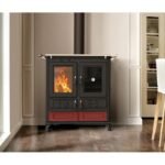 Cuisinière à bois en céramique THERMOROSSI Violetta Evo 8.2 kW – Image 4