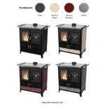 Cuisinière à bois en céramique THERMOROSSI Violetta Evo 8.2 kW – Image 9