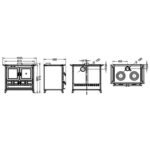 Cuisinière à bois en fonte THERMOROSSI Klara Evo 12.1 kW – Image 7