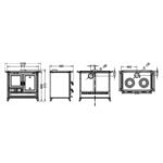 Cuisinière à bois en fonte THERMOROSSI Margot Evo 12.1 kW – Image 13