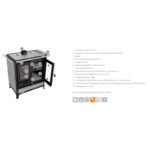Cuisinière à bois en pierre THERMOROSSI Melissa Evo Stone 7.8 kW – Image 8
