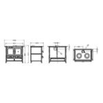 Cuisinière à bois en pierre THERMOROSSI Viola Evo Stone 12.1 kW – Image 4