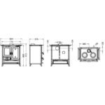 Cuisinière à bois THERMOROSSI Klarissa Evo 7.8 kW – Image 6