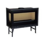 Insert à bois 2 faces canalisable raccordable BRONPI Cairo 90 EI 13 kW