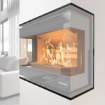 Insert à bois 3 faces premium THERMOROSSI Panorama 7.9 kW – Image 9
