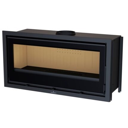 Insert à bois canalisable raccordable BRONPI Cairo 110 15 kW
