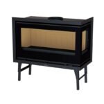 Insert à bois 2 faces canalisable raccordable BRONPI Cairo 90 ED 13 kW – Image 9