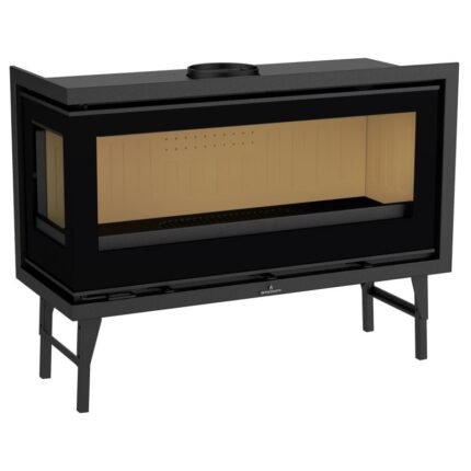 Insert à bois canalisable raccordable BRONPI Cairo 110 EI 13 kW