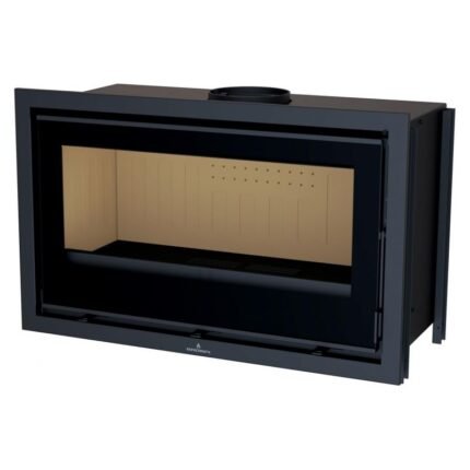 Insert à bois canalisable raccordable BRONPI Cairo 90 13 kW
