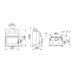 Insert à bois chauffage central BRONPI Tecno-HydroBronpi-80 35 kW – Image 11