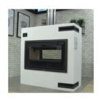 Insert à bois double face canalisable raccordable BRONPI Cairo 90D 14 kW – Image 3