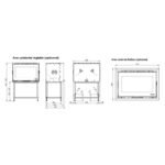 Insert à bois premium THERMOROSSI Skyline 490 7.9 kW – Image 7