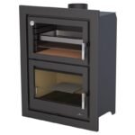 Insert à bois raccordable avec four BRONPI Murano - E 14 kW