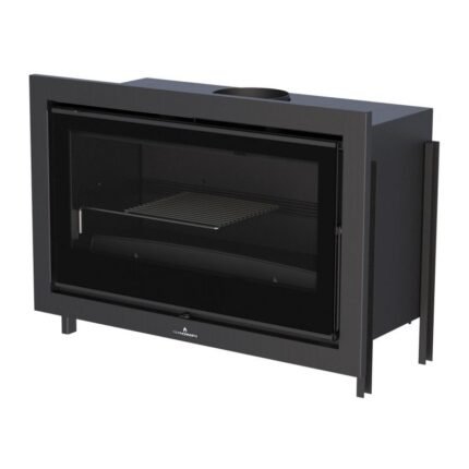 Insert à bois ventilé canalisable BRONPI Paris 90 Vision 14 kW
