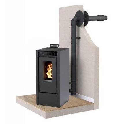 PACK Poêle à granules étanche + Kit ventouse INTERSTOVES Marina 11 kW