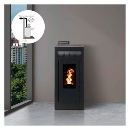 PACK Poêle à granules étanche + Kit ventouse INTERSTOVES Marina Concentrique 13 kW
