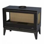 Poêle à bois 3 faces ventilé avec pieds BRONPI Bimba 90 3C 13 kW – Image 2