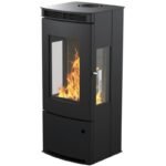 Poêle à bois 3 vitres étanche - SUPRA Talma Tri Vision 9.1 kW – Image 10
