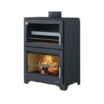 Poêle à bois raccordable avec four BRONPI Murano 14 kW – Image 11