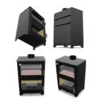 Poêle à bois raccordable avec four BRONPI Murano 14 kW – Image 4